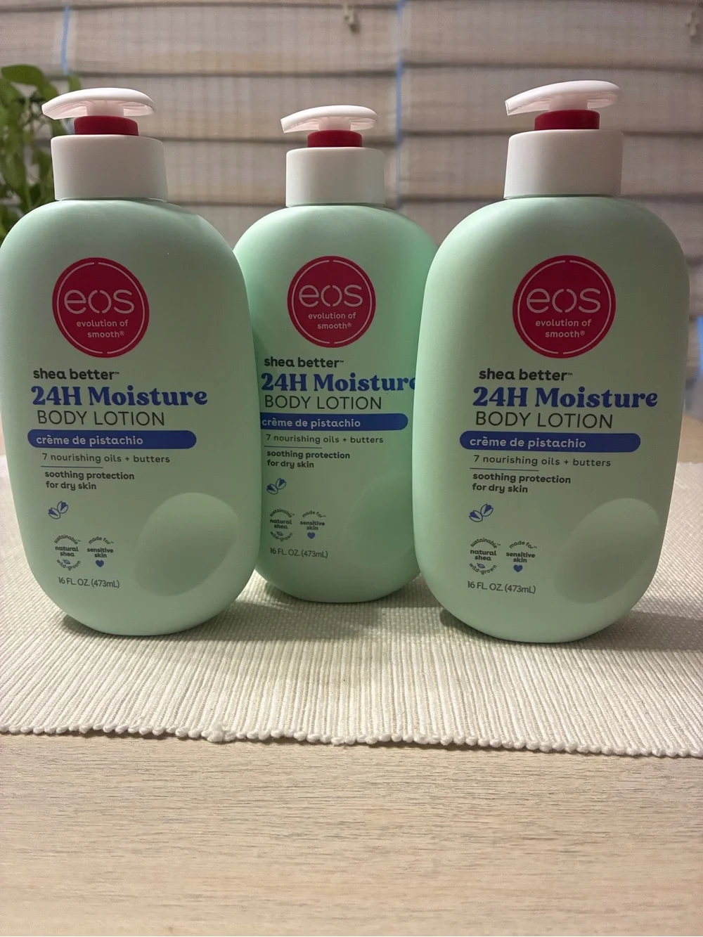 EOS Creme de Pistachio Body Lotion- {Bundle of 3}